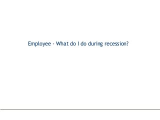 Employee - What do I do during recession?

 
