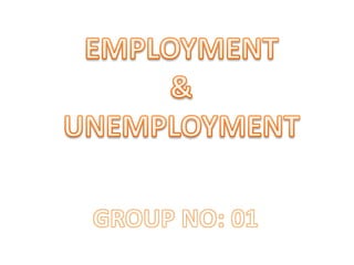 Employment & Unemployment