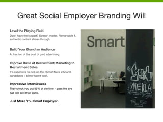 Employer Branding - Social Recruiting Strategies Conference Presentation