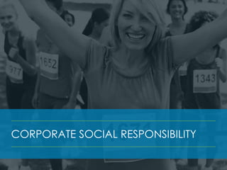 CORPORATE SOCIAL RESPONSIBILITY
 