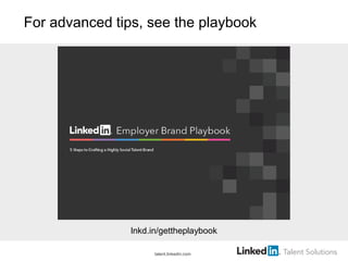 Employer brand playbook