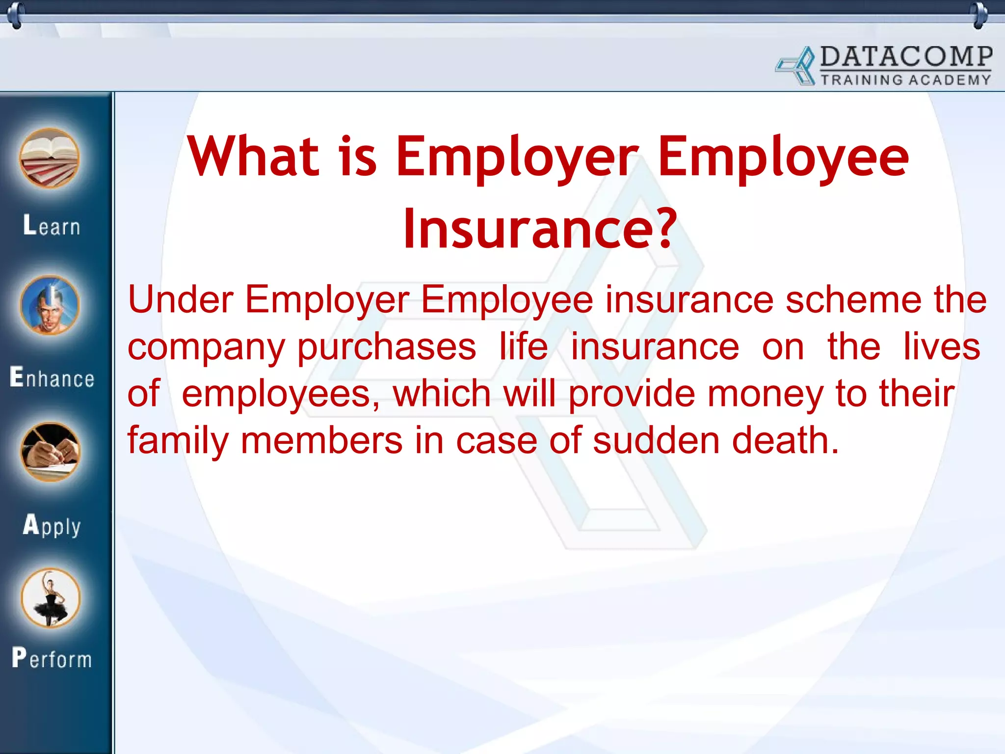 Employer employee insurance | PPT
