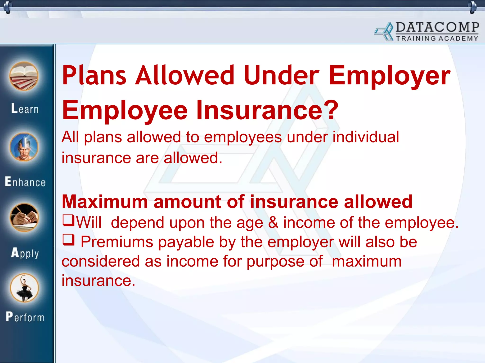 Employer employee insurance | PPT
