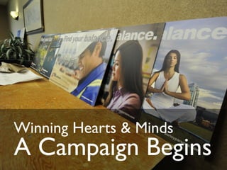 A Campaign Begins
Winning Hearts & Minds
 