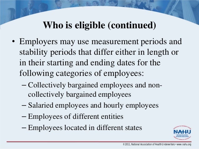 Employer Responsibility Variable Hour And Seasonal Employees Employer Responsibility Variable Hour And Seasonal Employees