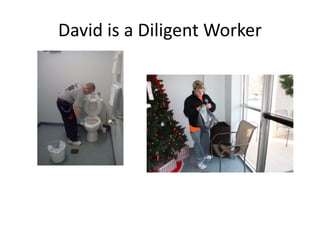 David is a Diligent Worker