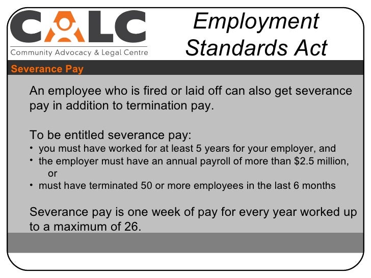 Employment Standards in Ontario