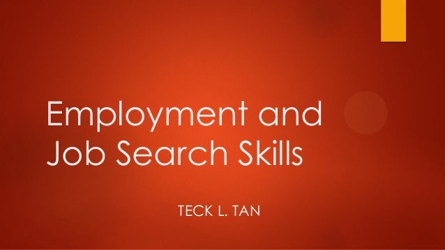 job search skills