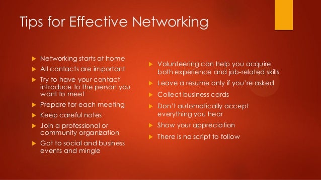 employment networking