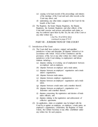 Employment and labour relations court | DOCX