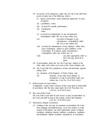Employment and labour relations court | DOCX