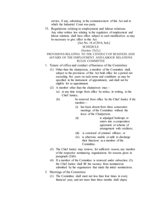 employment court regulations