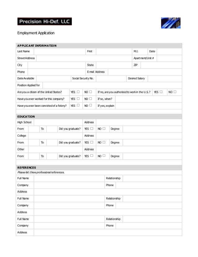 employment application 1 638 jpg cb 1456623646 employment application form michigan