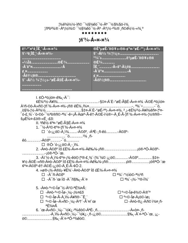 Employment Contracts