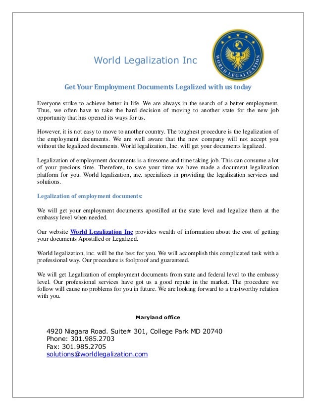 employment documents