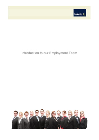 Introduction to our Employment Team
 