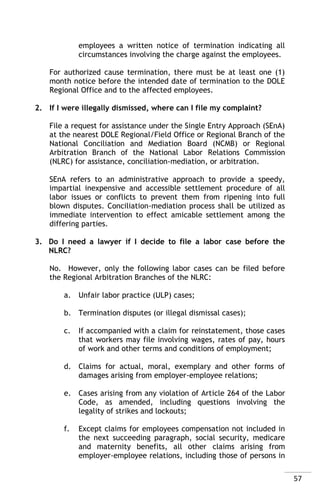 Work Termination Code Employment guide for students and jobseekers | PDF