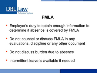 Employment Law Basics for Manager Training