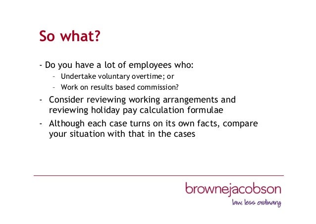 Employment Law Update January 2018 London