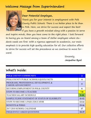 Polk County Public Schools Information | PDF