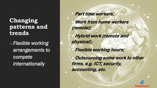 Employment Patterns and Trends | Economics | PDF