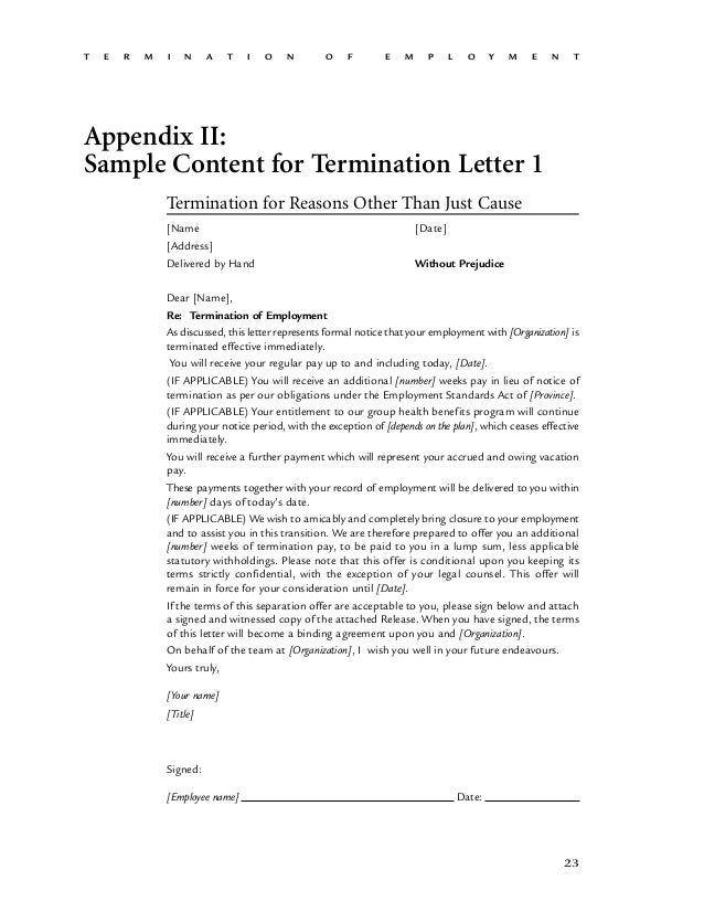 Employment Termination A Guide For Hr By The Cultural Human Resource