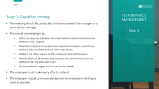 HR & Employment law webinar - What happens when an employee cannot do ...