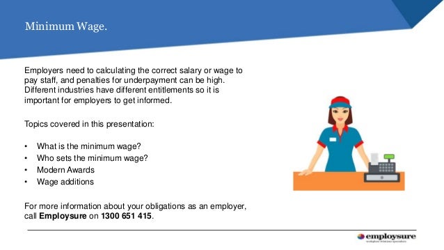 Employsure Workplace Presentation Minimum Wage