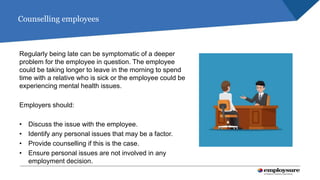 Employsure Workplace Presentation | Managing late employees