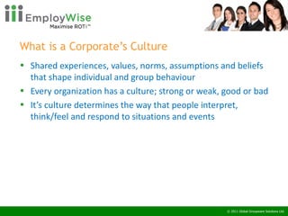 EmployWise webinars-Building a strong corporate culture | PPT ...
