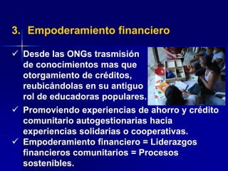 Empoderamiento financiero comunitario 13 320