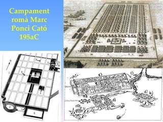Campament
romà Marc
Ponci Cató
  195aC
 