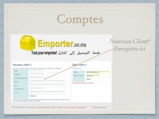 Comptes
          Nouveau Client?
           Enregistre ici
 