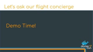 Let’s ask our flight concierge
Demo Time!
 
