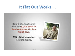 It Flat Out Works….
 