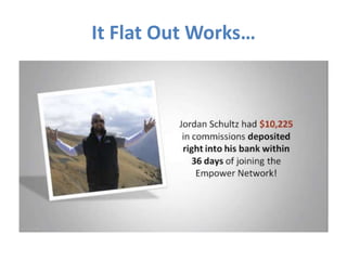 It Flat Out Works…
 