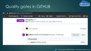 Empower admins with the power of salesforce dx, git and cicd pipeline | PPT