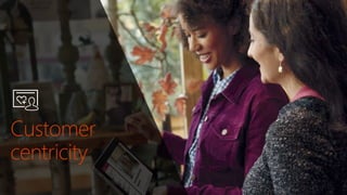 Customer
centricity
7
 