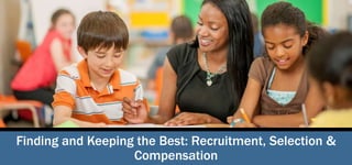 Finding and Keeping the Best: Recruitment, Selection &
Compensation
 