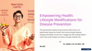 Empowering Health: Lifestyle Modifications for Disease Prevention and ...