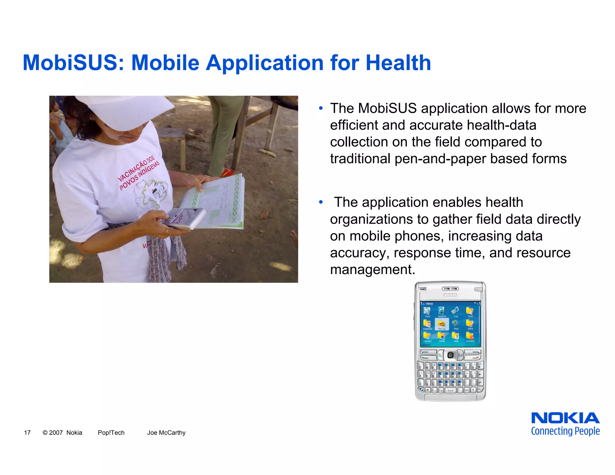 Empowering People through Mobile Technologies in Developing Regions