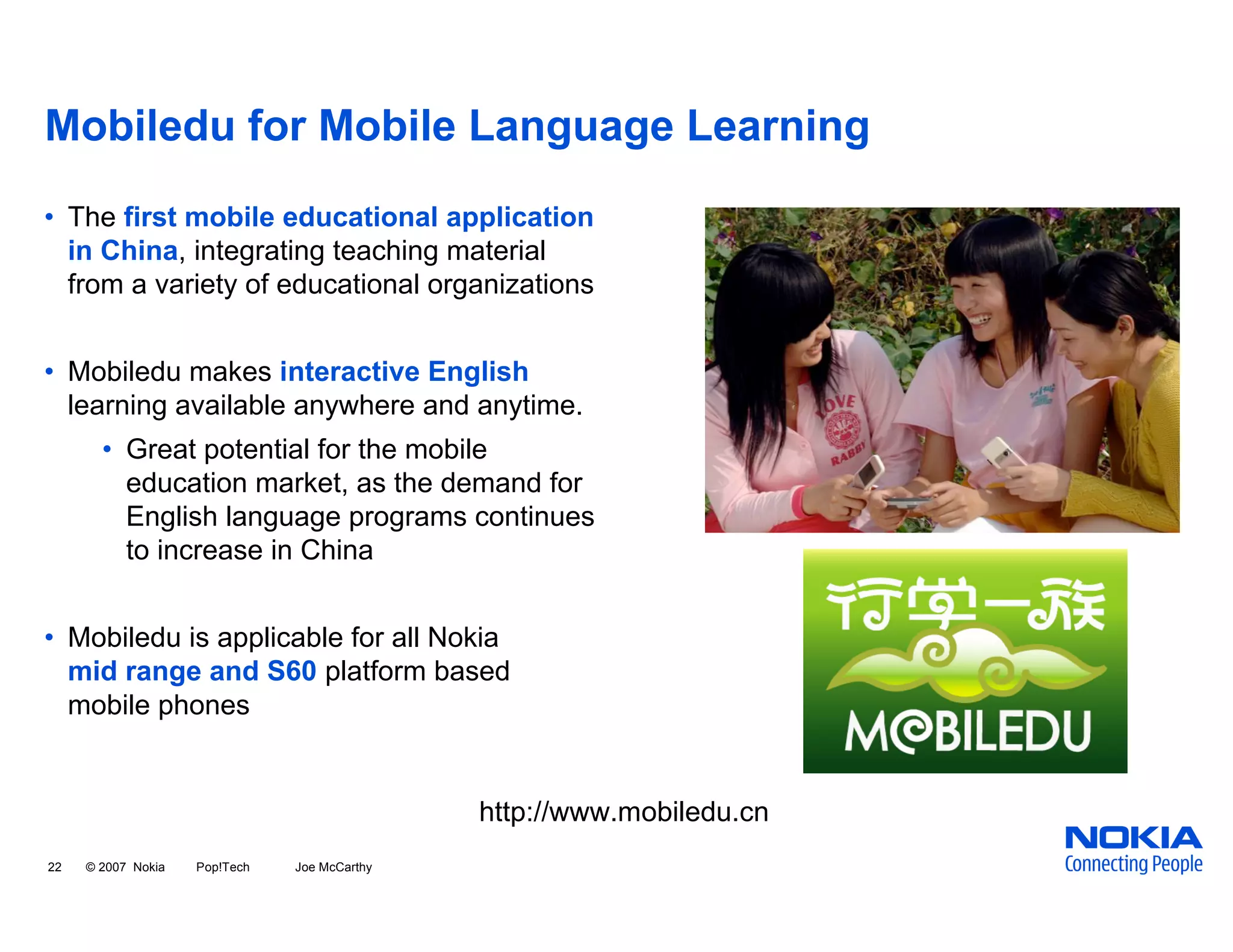 Empowering People through Mobile Technologies in Developing Regions