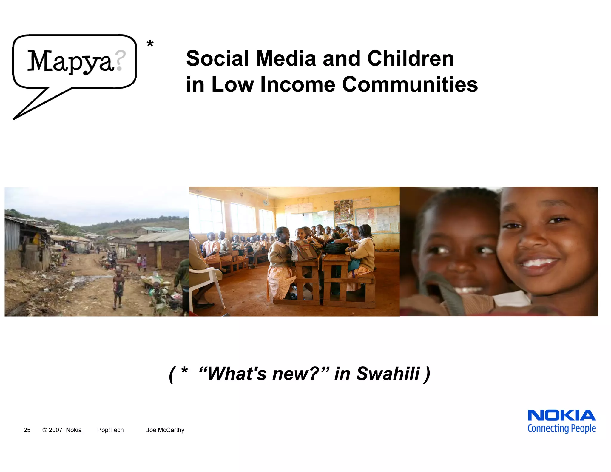 Empowering People through Mobile Technologies in Developing Regions