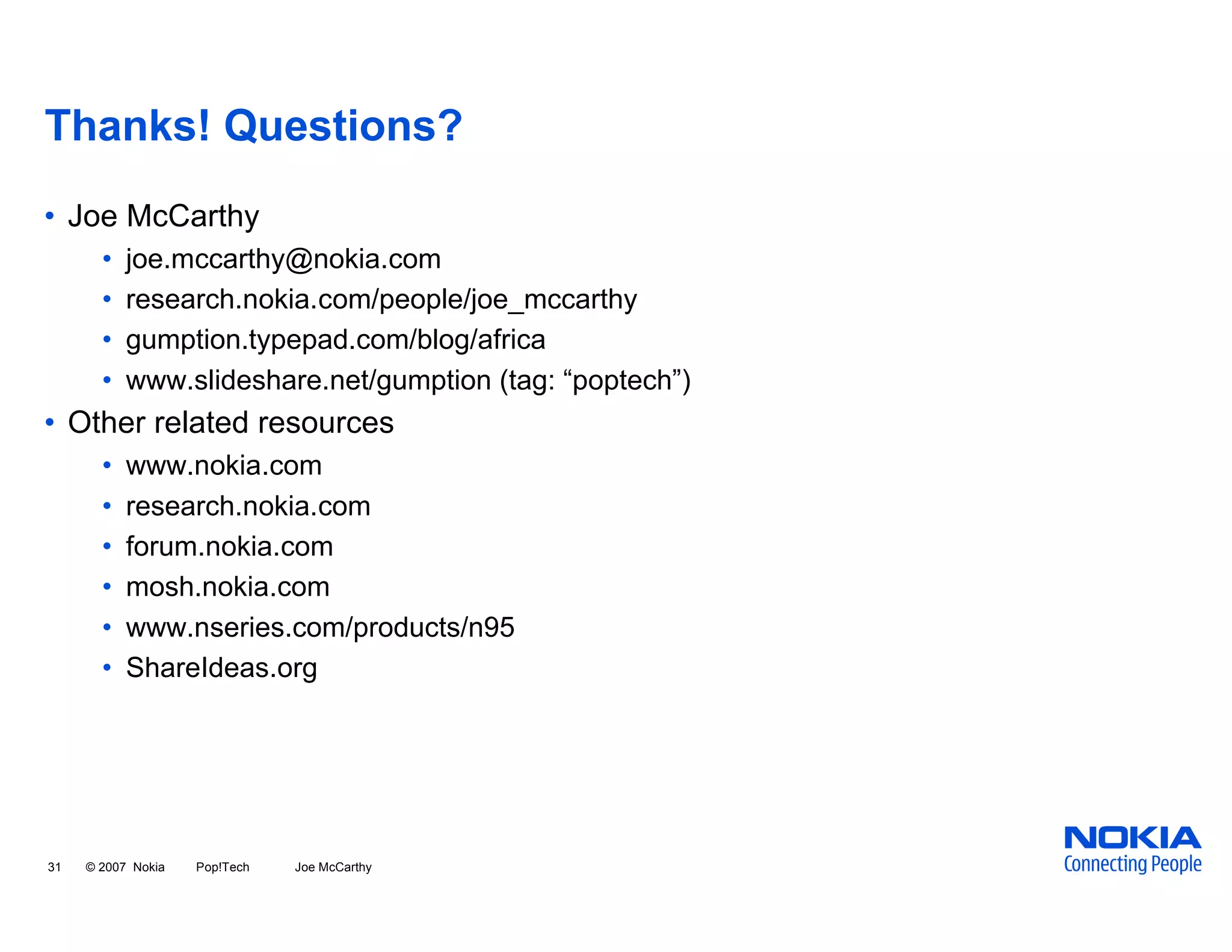 Empowering People through Mobile Technologies in Developing Regions