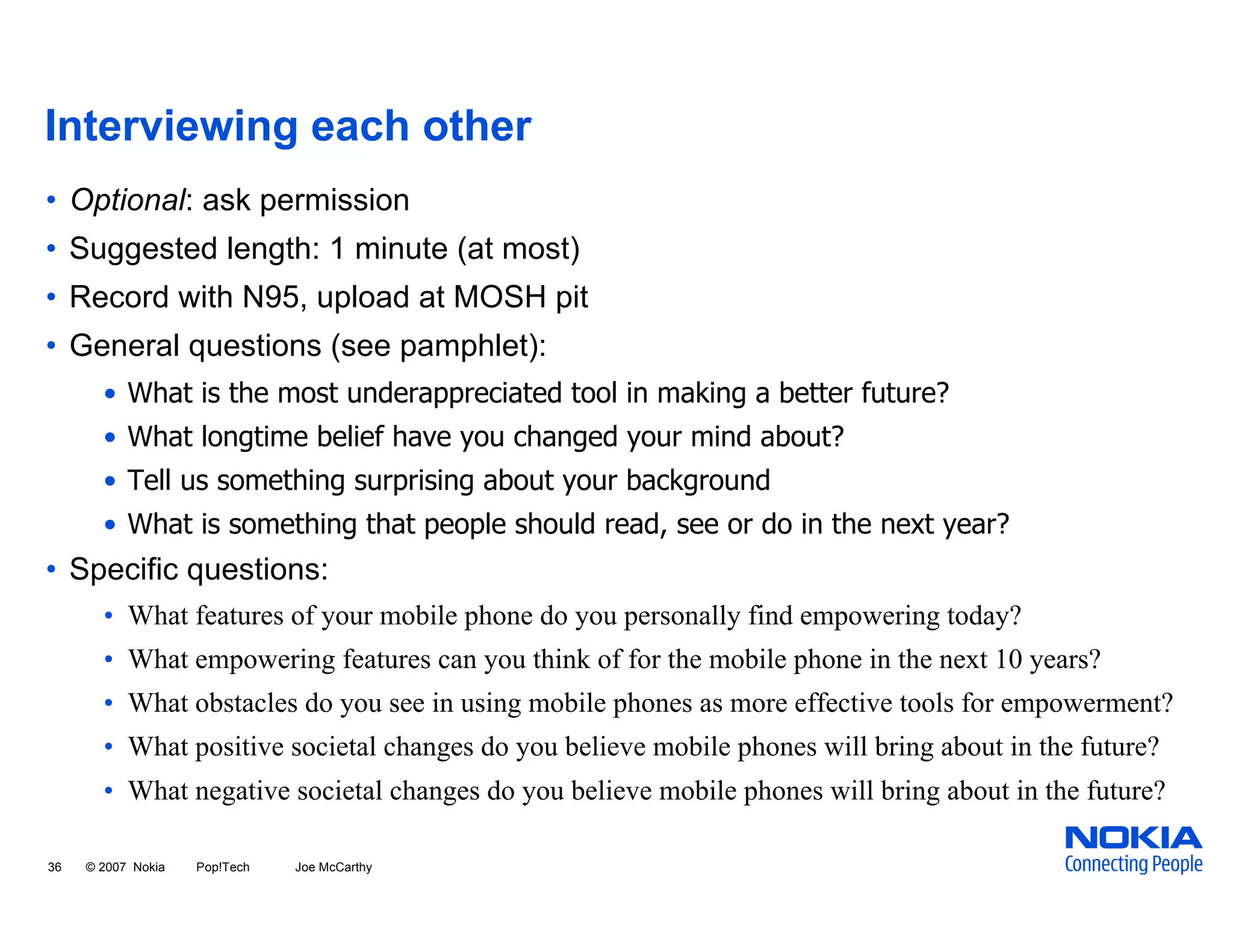 Empowering People through Mobile Technologies in Developing Regions