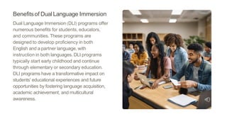 Empowering Students: The Impact of Dual Language Immersion with Dr ...