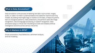 Empowering Banking & Finance with Data Annotation Services | PDF
