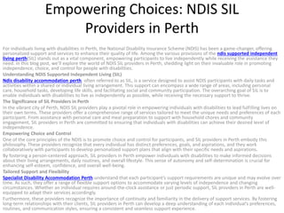 Empowering Choices: NDIS SIL
Providers in Perth
For individuals living with disabilities in Perth, the National Disability Insurance Scheme (NDIS) has been a game-changer, offering
personalized support and services to enhance their quality of life. Among the various provisions of the ndis supported independent
living perth(SIL) stands out as a vital component, empowering participants to live independently while receiving the assistance they
need. In this blog post, we’ll explore the world of NDIS SIL providers in Perth, shedding light on their invaluable role in promoting
independence, choice, and control for people with disabilities.
Understanding NDIS Supported Independent Living (SIL)
Ndis disability accommodation perth, often referred to as SIL, is a service designed to assist NDIS participants with daily tasks and
activities within a shared or individual living arrangement. This support can encompass a wide range of areas, including personal
care, household tasks, developing life skills, and facilitating social and community participation. The overarching goal of SIL is to
enable individuals with disabilities to live as independently as possible, while receiving the necessary support to thrive.
The Significance of SIL Providers in Perth
In the vibrant city of Perth, NDIS SIL providers play a pivotal role in empowering individuals with disabilities to lead fulfilling lives on
their own terms. These providers offer a comprehensive range of services tailored to meet the unique needs and preferences of each
participant. From assistance with personal care and meal preparation to support with household chores and community
engagement, SIL providers in Perth are committed to ensuring that individuals with disabilities can achieve their desired level of
independence.
Empowering Choice and Control
One of the core principles of the NDIS is to promote choice and control for participants, and SIL providers in Perth embody this
philosophy. These providers recognize that every individual has distinct preferences, goals, and aspirations, and they work
collaboratively with participants to develop personalized support plans that align with their specific needs and aspirations.
By fostering a person-centered approach, SIL providers in Perth empower individuals with disabilities to make informed decisions
about their living arrangements, daily routines, and overall lifestyle. This sense of autonomy and self-determination is crucial for
enhancing self-esteem, confidence, and overall well-being.
Tailored Support and Flexibility
Specialist Disability Accommodation Perth understand that each participant’s support requirements are unique and may evolve over
time. As such, they offer a range of flexible support options to accommodate varying levels of independence and changing
circumstances. Whether an individual requires around-the-clock assistance or just periodic support, SIL providers in Perth are well-
equipped to adapt their services accordingly.
Furthermore, these providers recognize the importance of continuity and familiarity in the delivery of support services. By fostering
long-term relationships with their clients, SIL providers in Perth can develop a deep understanding of each individual’s preferences,
routines, and communication styles, ensuring a consistent and seamless support experience.
 