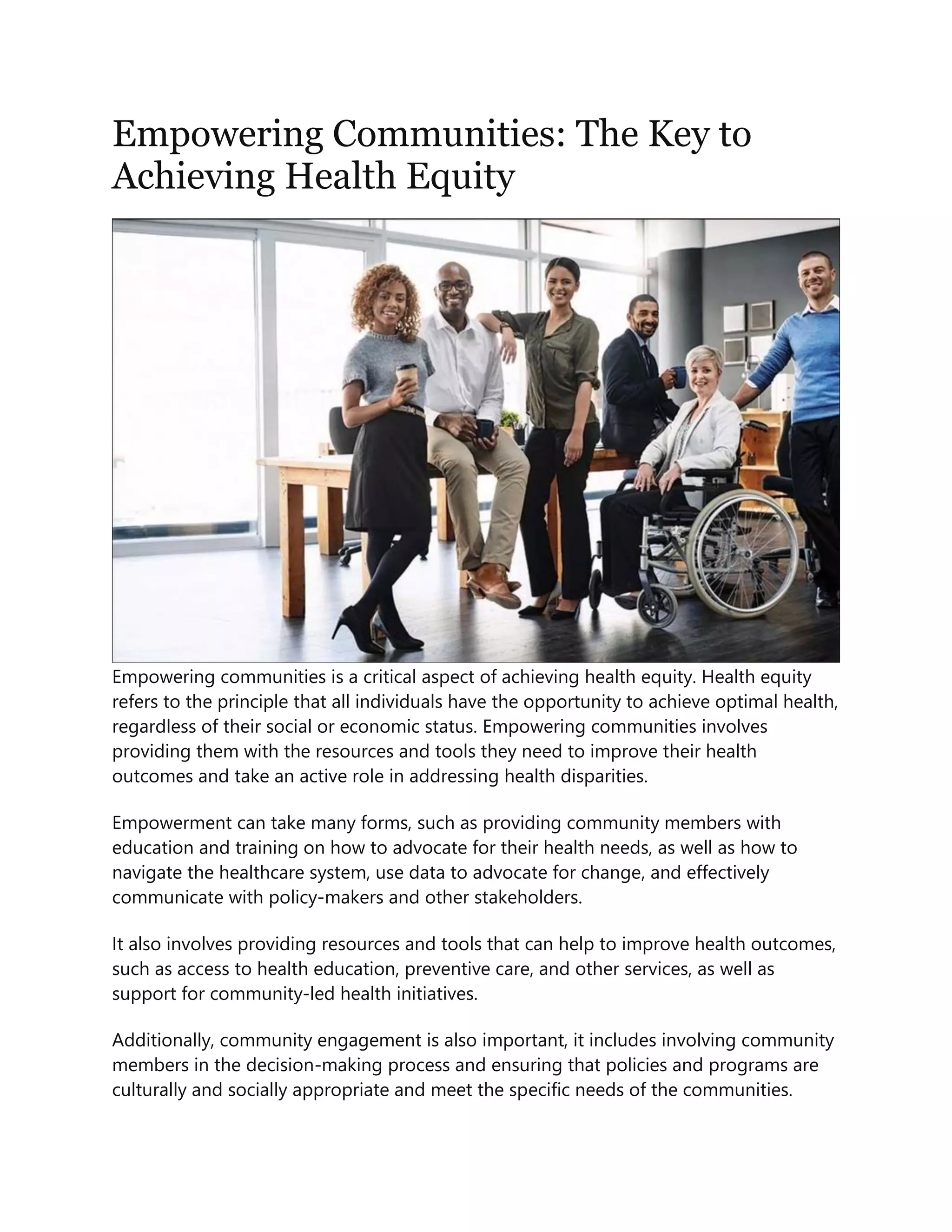 Empowering Communities The Key to Achieving Health Equity.pdf
