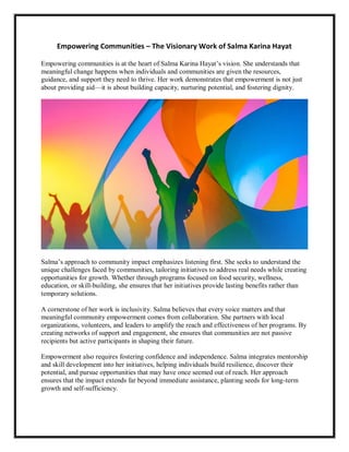 Empowering Communities – The Visionary Work of Salma Karina Hayat.pdf